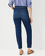 Sculpting Pocket Mid Rise Taper Jeans in Classic Indigo Wash carousel Product Image 2
