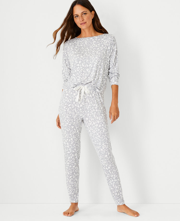 Animal Print Pajama Set