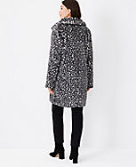 Leopard Print Faux Fur Coat  carousel Product Image 2
