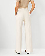 Sculpting Pocket High Rise Corset Trouser Jeans in Natural Oat carousel Product Image 2