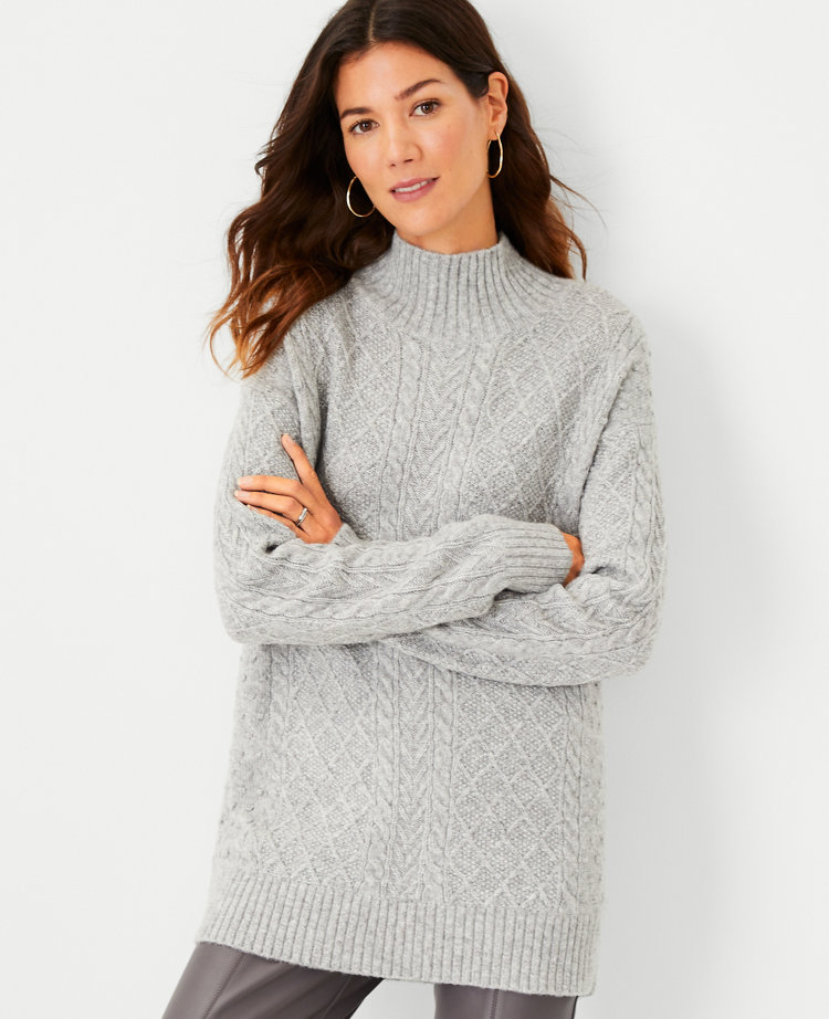  Turtleneck Tunic Sweater