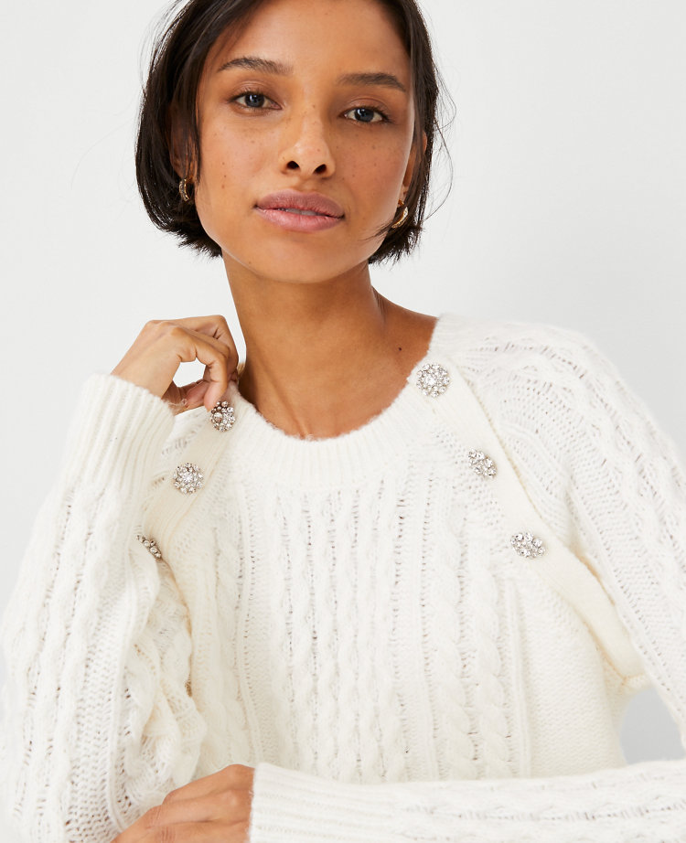 Jeweled sweater on sale