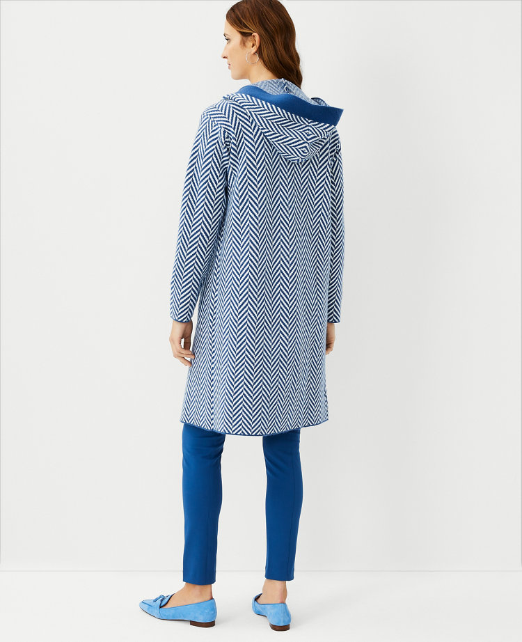 Ann taylor herringbone coatigan hot sale