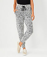 The Animal Print Sweater Jogger Pant carousel Product Image 1