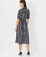 Stripe Collared Shirtdress carousel Product Image 2
