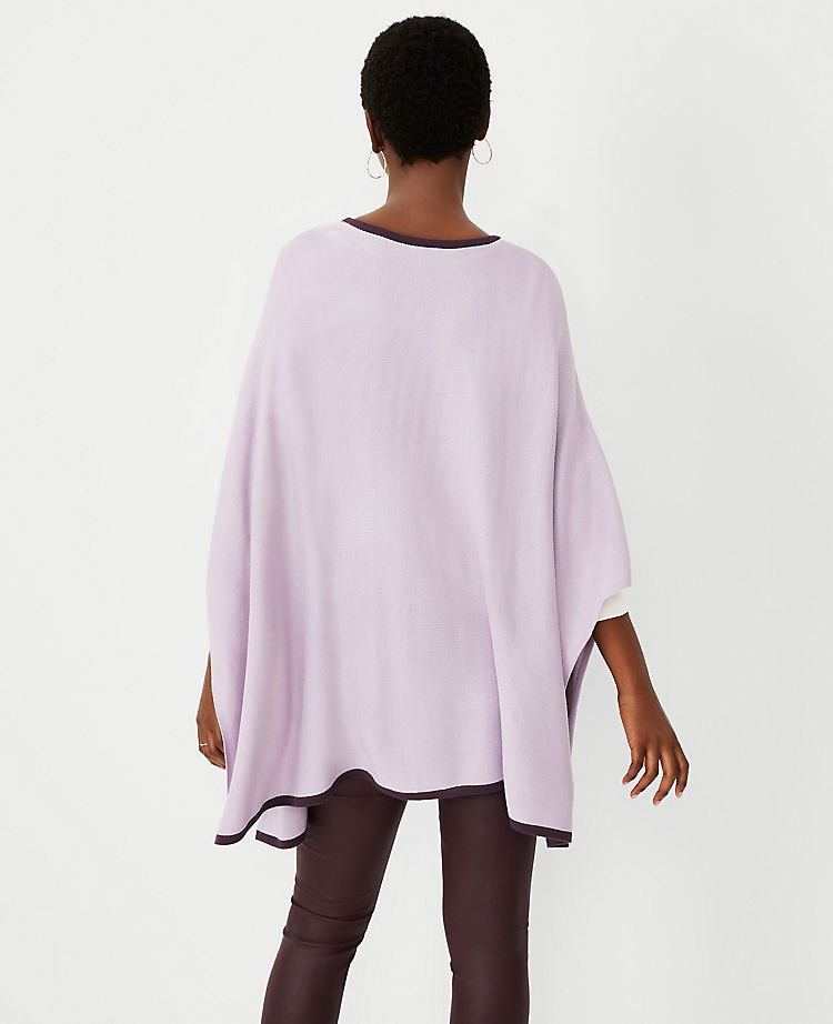 Tipped Poncho