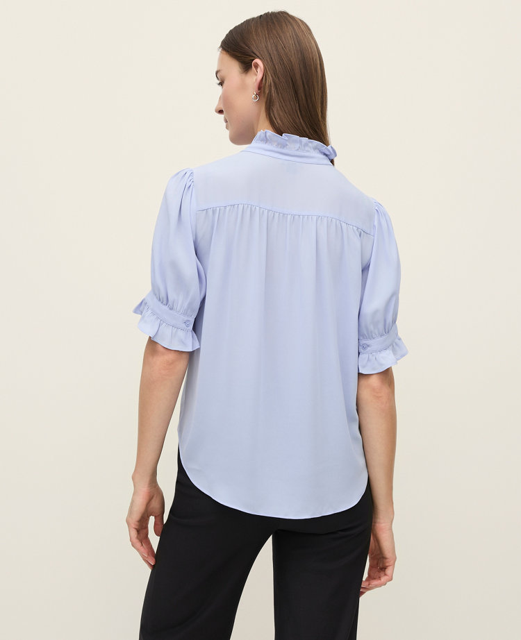 Ruffle Collar Shirt