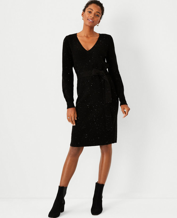 Shimmer cheap sweater dress