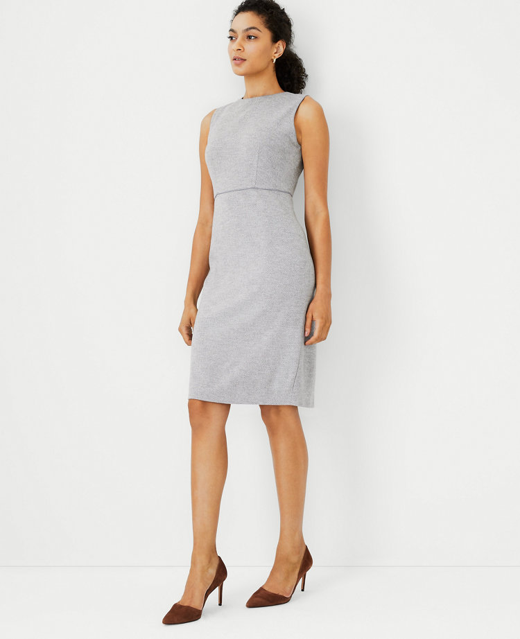 Light gray sheath store dress