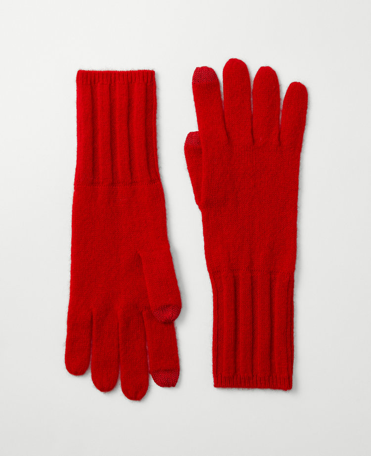 cashmere long gloves