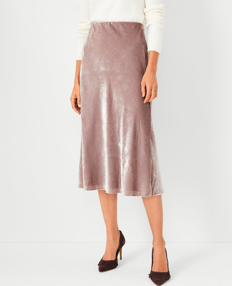 Petite velvet 2024 midi skirt