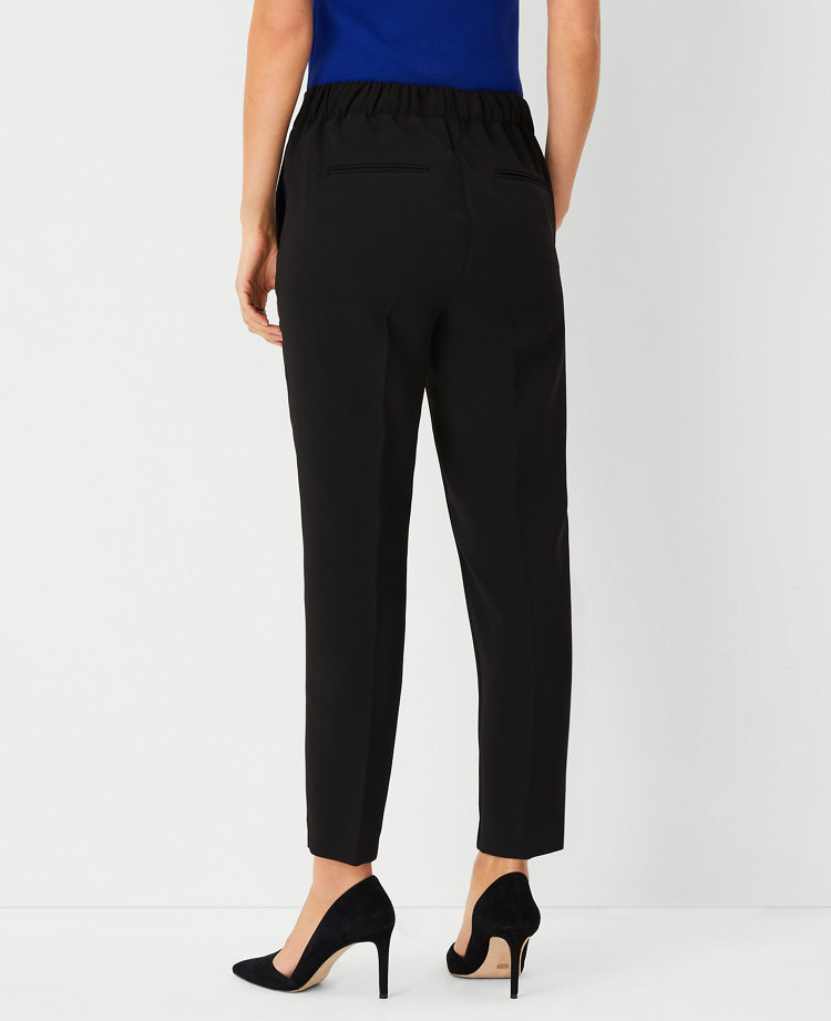 Black Ankle-Length Trousers