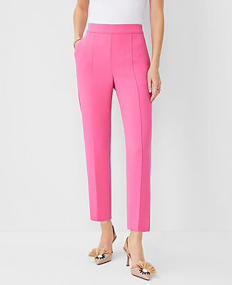 Ann Taylor The Eva Easy Ankle Pant In Pink Charm