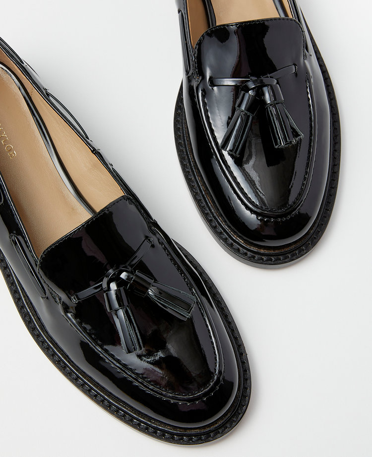Patent Tassel Loafers