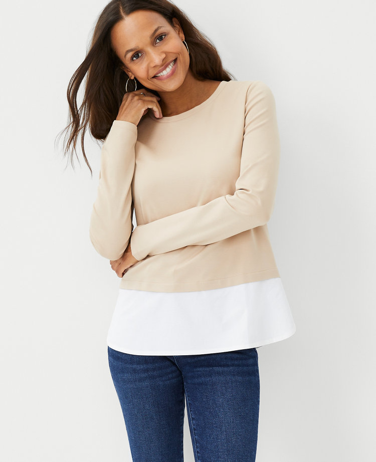 Layered Mixed Media Top