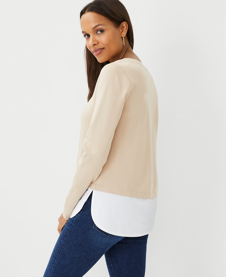 Layered Mixed Media Top