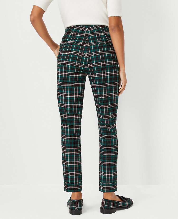 Fit Check Black and White Gingham High Waisted Trouser Pants