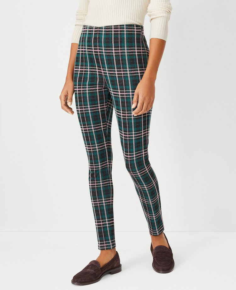 Petite plaid leggings best sale