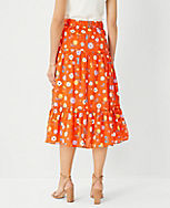 Floral Tiered Midi Skirt carousel Product Image 2