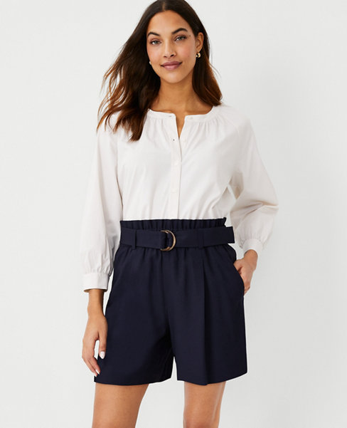 The D-Ring Pull On Short | Ann Taylor