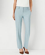 The Straight Pant in Cross Weave carousel Product Image 1
