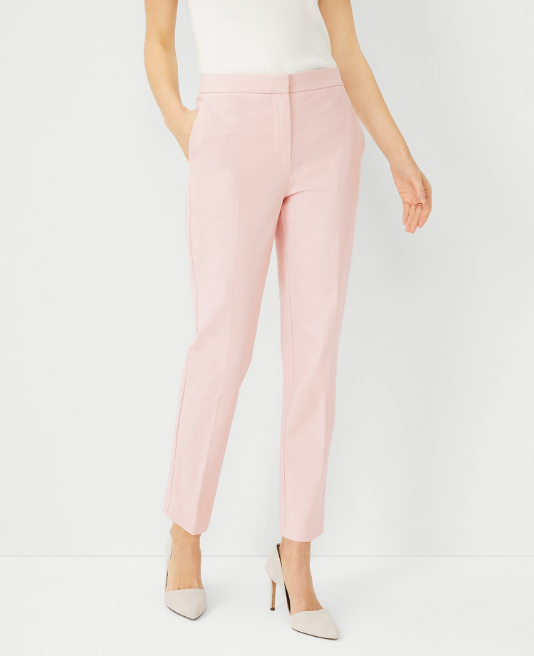 pale pink pantsuit