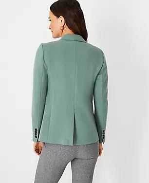 The Petite Hutton Blazer in Twill carousel Product Image 2