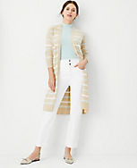 Striped Open Cardigan carousel Product Image 1