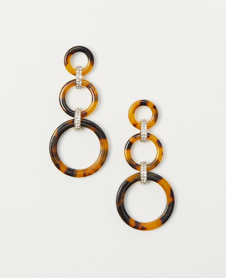 Tortoiseshell on sale statement earrings