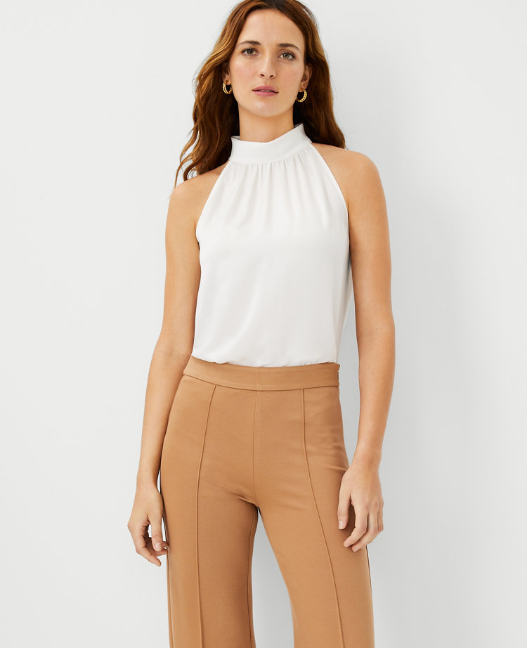 Mock neck hotsell halter top