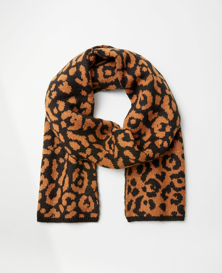 Leopard Print Blanket Scarf