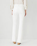Sculpting Pocket Mid Rise Slim Boot Cut Jeans in White carousel Product Image 2