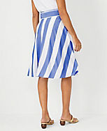 Striped Tie Waist Skirt carousel Product Image 2