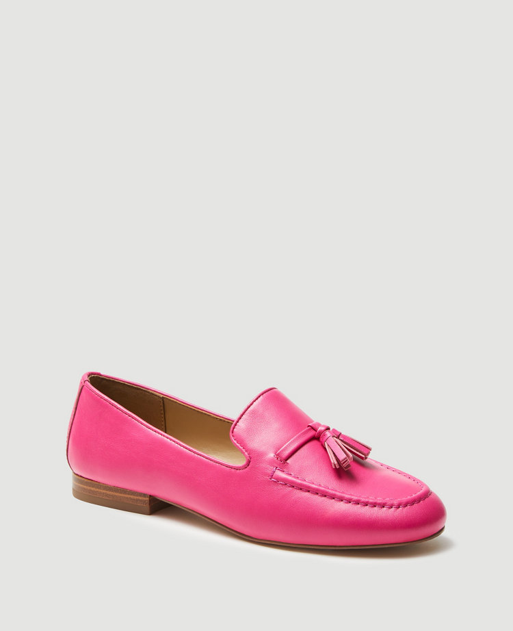 Leather Tassel Loafers