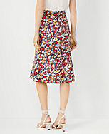 Floral Seamed Midi Skirt carousel Product Image 2