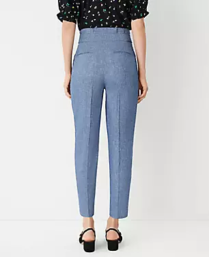 The Chambray Paperbag Ankle Pant carousel Product Image 2