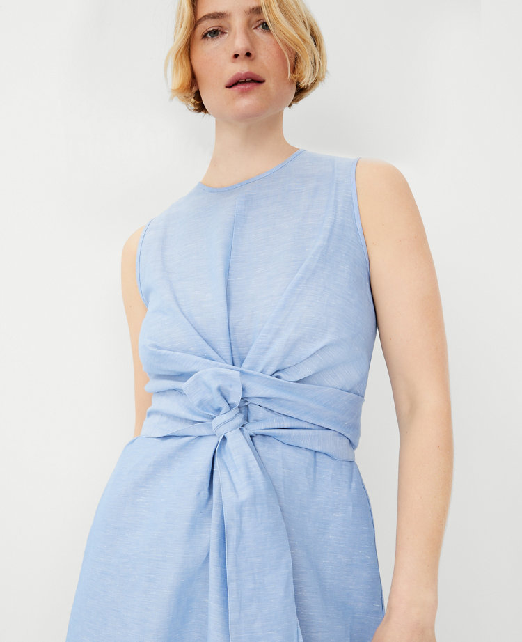 Ann taylor shop light blue dress