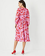 Floral Ruffle Midi Dress carousel Product Image 2