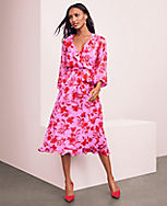 Floral Ruffle Midi Dress carousel Product Image 4