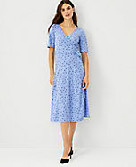 Dotted Wrap Dress carousel Product Image 1