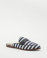Striped Loafer Slides carousel Product Image 1