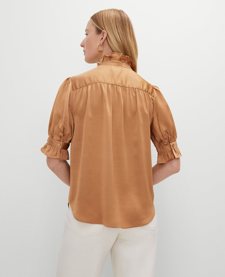 Ruffle Collar Shirt