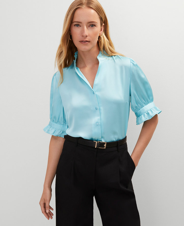 Ruffle Collar Shirt