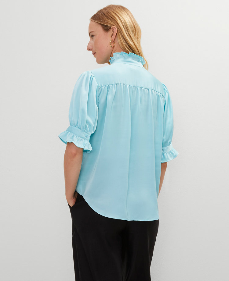 Ruffle Collar Shirt