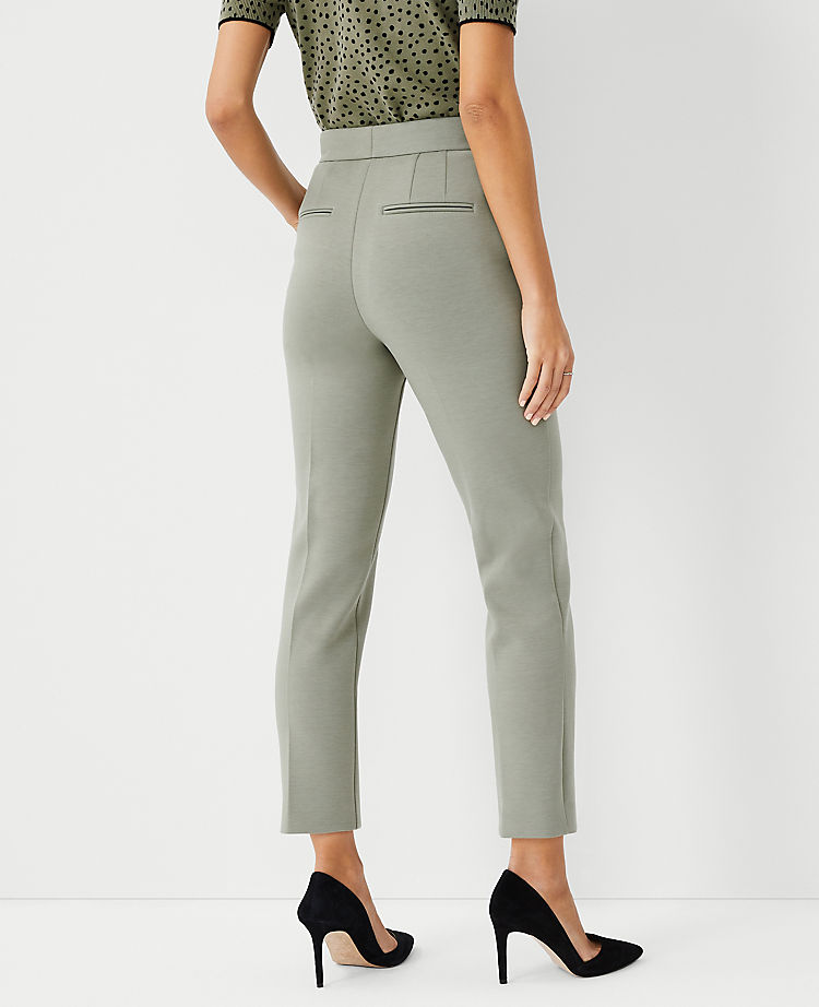 The Petite High Waist Ankle Pant in Double Knit