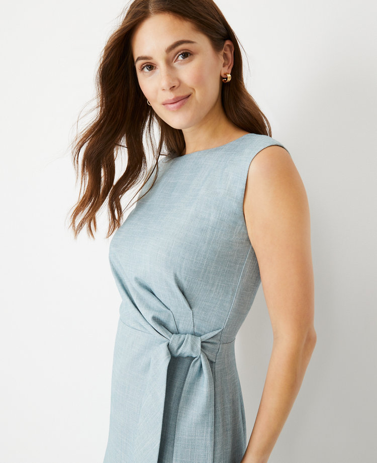 Petite tie best sale waist dress