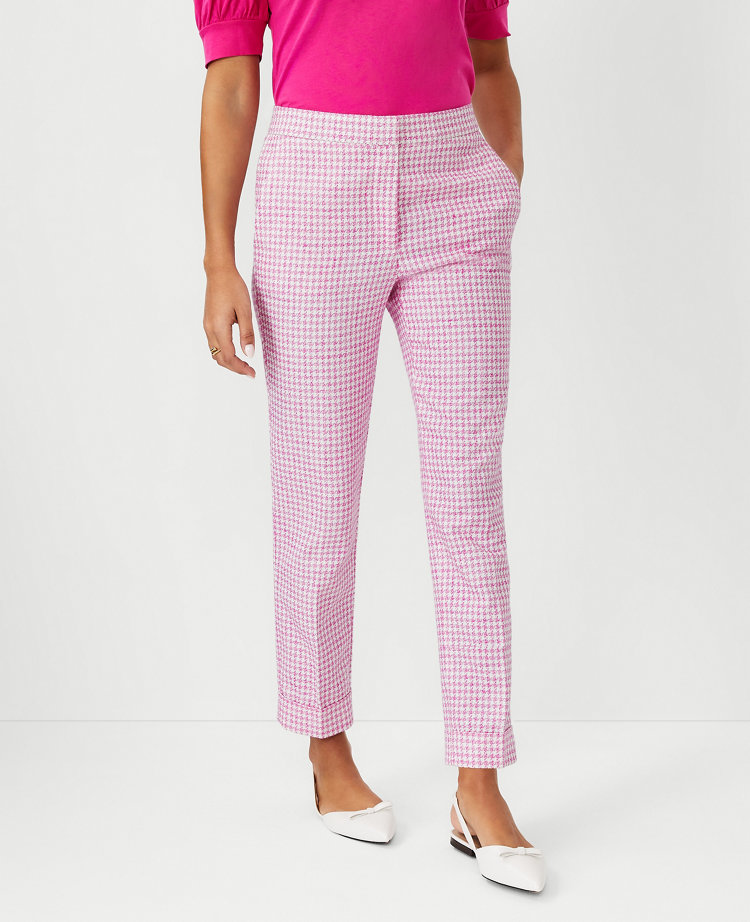 Stand Out Bottoms Houndstooth and Gingham Pattern Girls Pants