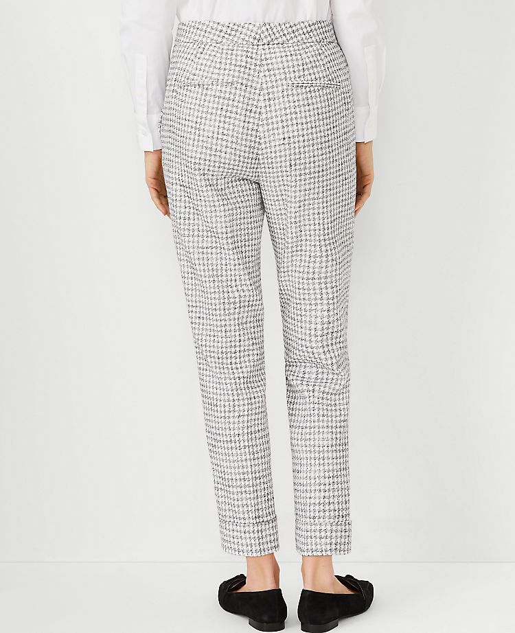 The Tall Houndstooth High Waist Ankle Pant
