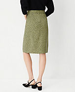 Spotted Wrap Pencil Skirt carousel Product Image 2