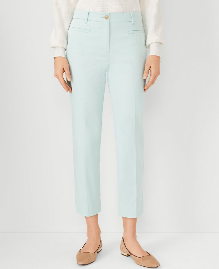 Ann Taylor The Cotton Crop Pant - Curvy Fit In Spring Dew